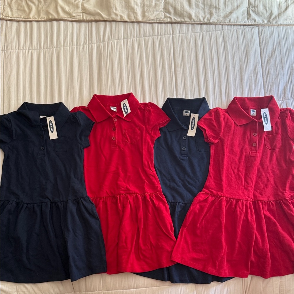 Old Navy Kids Dresses in Red and Navy